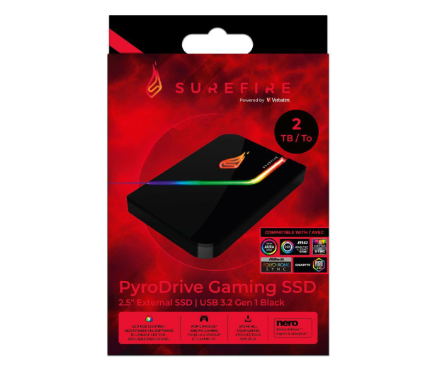 SureFire PyroDrive Gaming SSD 2TB Black - 1293348 - zdjęcie 5
